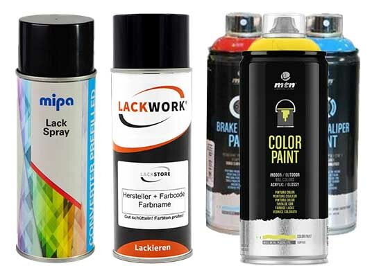 Spraydosen Farbe
