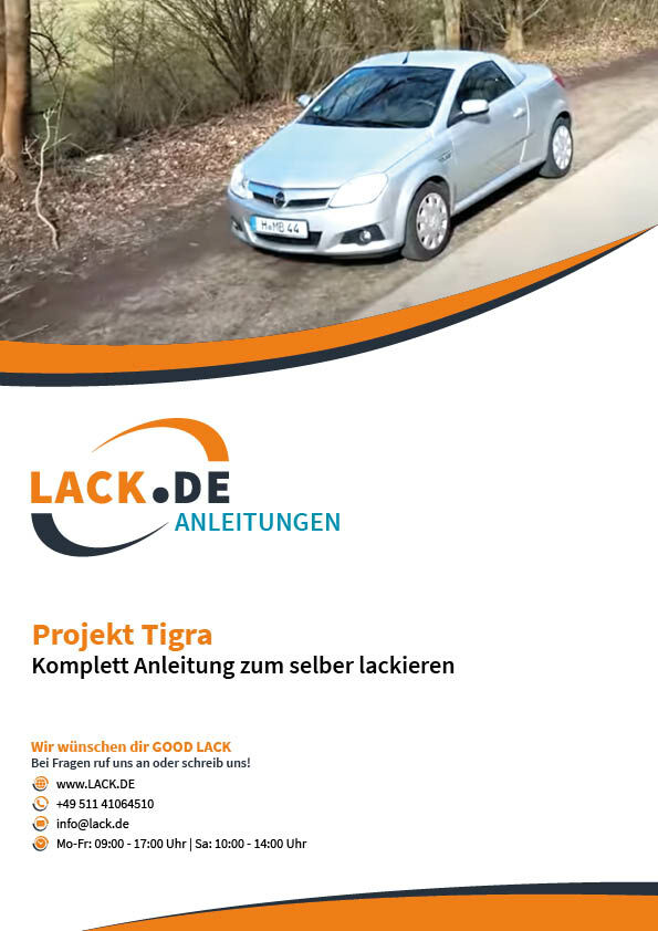 PDF-Anleitung Komplette Anleitung Uni-Matt-Lack zum selber Lackieren