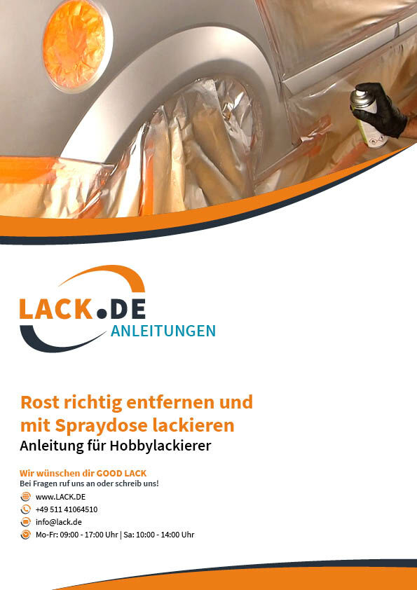 PDF-Anleitung: Rost am Auto entfernen und mit Sprühdose lackieren