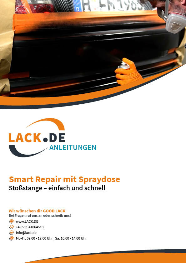 PDF-Anleitung Smart Repair Stoßstange Sprühdose
