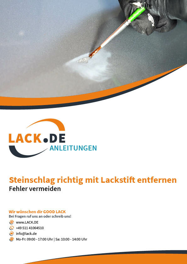 PDF-Anleitung: Steinschlag richtig mit Lackstift entfernen