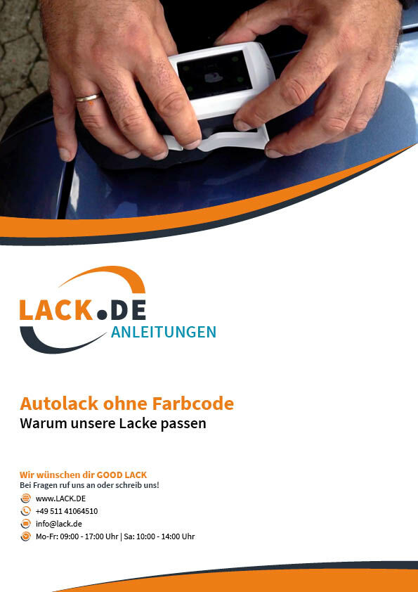 PDF-Anleitung Autolack ohne Farbcode