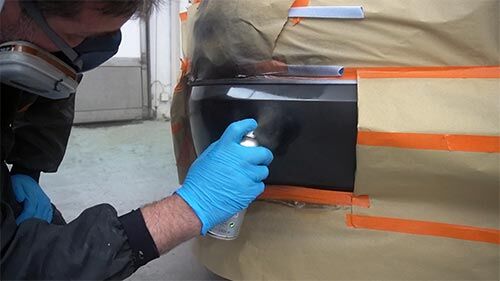 kleine reparatur mit Spraydose