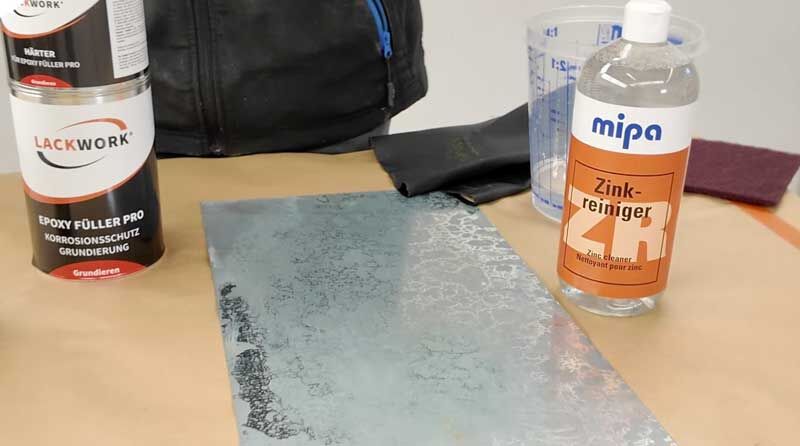 Zink Lackierung planen