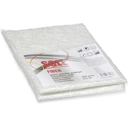 Produktbild von Glasfasermatte 300 G/m² – 1x5 M Verstärkungsvlies Für Boot, Caravan & Reparaturen, Harzkompatibel