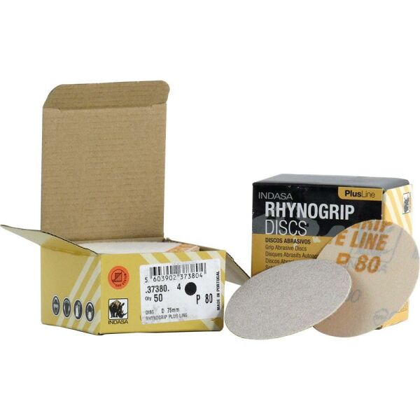 Indasa Plus Line Schleifscheibe 75 mm ungelocht Klett 10 Scheiben P800