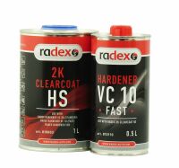 RADEX HS Klarlack 1,5 L Set mit Härter VC 10 kurz