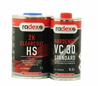 RADEX HS Klarlack 1,5 L Set mit Härter VC 30 standard