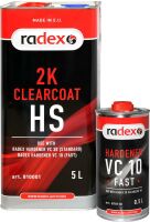 RADEX HS Klarlack 7,5 L Set mit Härter VC 10 kurz