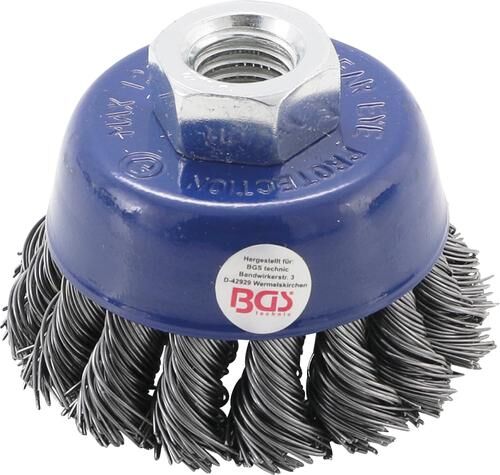 BGS Topfbürste 65 mm M14x2 gezopft