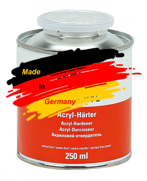 Acryl Härter Deutsche Qualität 0,25 L kurz