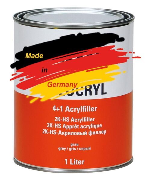 Acrylfüller Deutsche Qualität 4+1 Grau 1,0 L