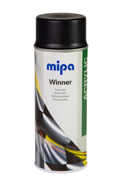 MIPA Winner Acryl-Lack 400 ml Schwarz seidenglänzend