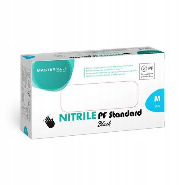 Nitrilhandschuhe Schwarz Karton 100 Stk  M