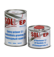 SOLL Epoxy Primer SET 2:1  -  1,5 L mit H&auml;rter Weiss