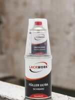 LACKWORK Füller Ultra Schwarz 1,25 L Set