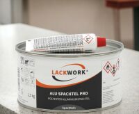 LACKWORK Alu Spachtel Pro Polyester Aluminiumspachtel 1,5 kg