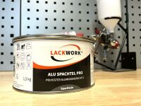 LACKWORK Alu Spachtel Pro Polyester Aluminiumspachtel 1,5 kg