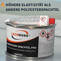 LACKWORK Kunststoff Spachtel Pro Polyester...