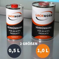 LACKWORK Verdünnung für 2K Acryl Produkte  0,5 L