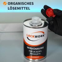 LACKWORK Verdünnung für 2K Acryl Produkte  0,5 L