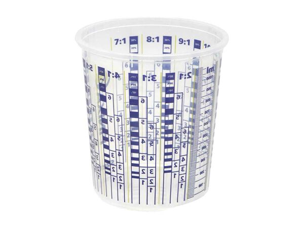 Finixa Mischbecher 1300 ml mit Skala 8:1