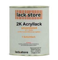 2K Acryllack für Lackierpistole unverdünnt MATT