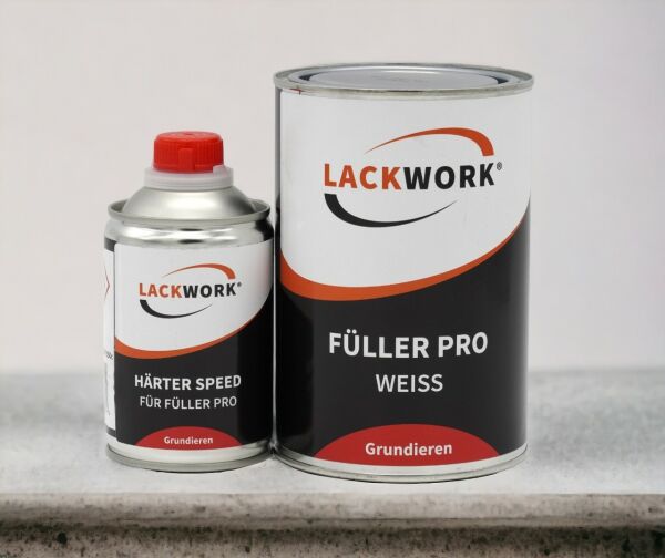 LACKWORK Füller Pro Weiss 1,25 L Set