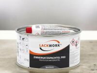 LACKWORK Zinnersatzspachtel Pro Polyester Hartspachtel 1,5 kg Set