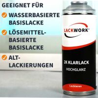 LACKWORK 2K Klarlack Hochglanz Spr&uuml;hdose 400 ml