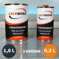 LACKWORK Verdünnung für 2K Epoxy Produkte 0,25 L