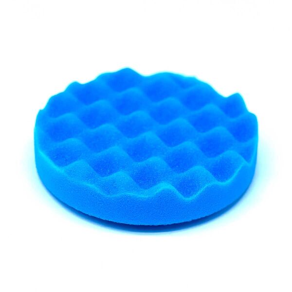 APP Polierschwamm gewaffelt universal 150 mm Klett Blau