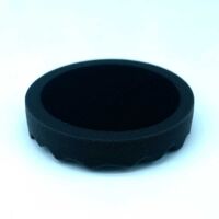 APP Polierschwamm gewaffelt weich 150 mm Klett Schwarz