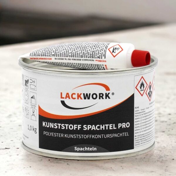 LACKWORK Kunststoff Spachtel Pro Polyester Kunststoffkonturspachtel 500 g