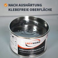 LACKWORK Kunststoff Spachtel Pro Polyester Kunststoffkonturspachtel 500 g