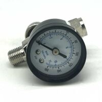 Druckluftmanometer mit Regler "1/4"