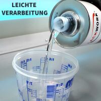 LACKWORK 2K Klarlack Pro Hochglanz 1,5 L Set mit Härter Speed