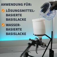 LACKWORK 2K Klarlack Pro Hochglanz 1,5 L Set mit Härter Speed