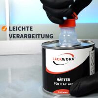 LACKWORK 2K Klarlack Hochglanz 1,5 L Set mit Härter