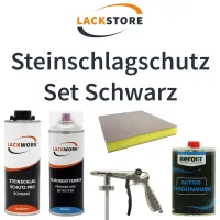 Steinschlagschutz-Set Schwarz