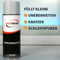 6x LACKWORK Spritzspachtel Sprühdose 400 ml