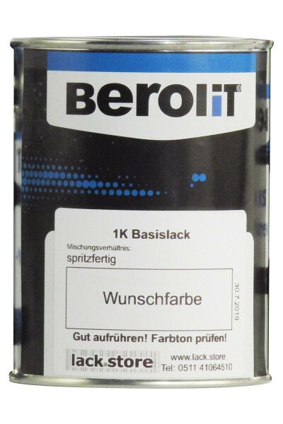 Basislack spritzfertig Wunschfarbe Perlmutt 500 ml