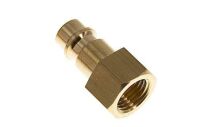 Kupplungsstecker Innengewinde 1/4 NW 7,2 aus Messing