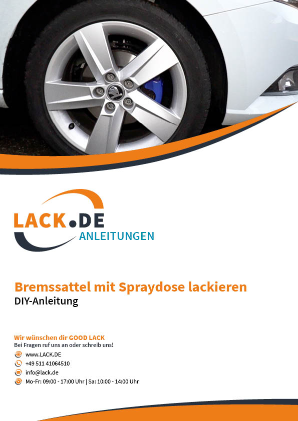 Bremssattel lackieren mit Spraydose Anleitung Download