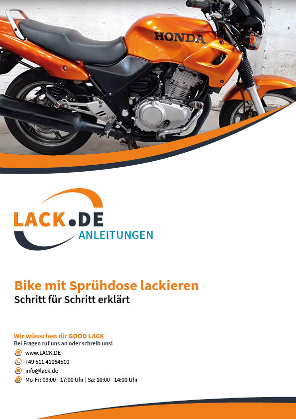 Motorrad lackieren mit Spraydose Anleitung Download