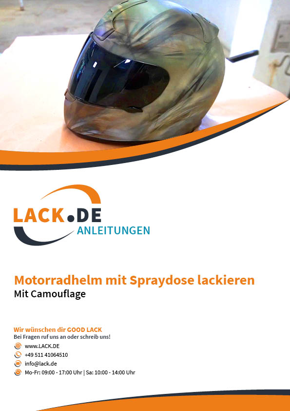 Motorradhelm lackieren mit Spraydose Anleitung Download