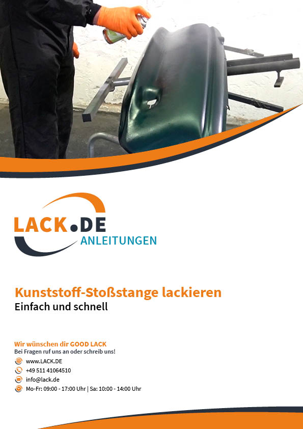 Stoßstange lackieren mit Spraydose Anleitung Download