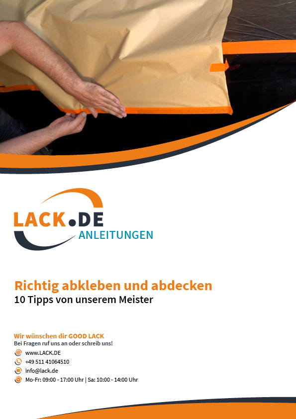 Richtig ankleben und abdecken – 10 Tipps von unserem Meister